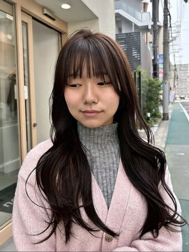 アト(Ato.) くびれ巻き×ほんのりラベンダーブラウンカラー◎
