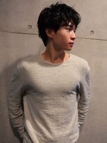 マトウ(MATOH)&nbsp;黒髪メンズショート×ニュアンスパーマ