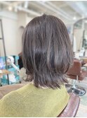 モカグレージュ×ウルフミディアム