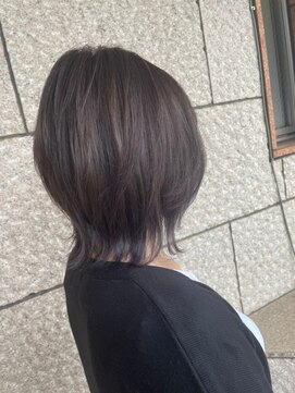 ライズ バイ レボ 柏店(RISE by REVO) ボブ/カーキグレージュ/大人かわいい/フェザーバング