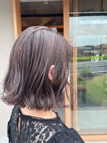 パルムヘアー(Palm hair) 外ハネボブxシアーモーブ