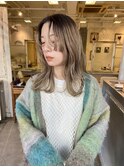 [LOJE]根本暗め×グレージュ