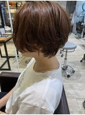 甲子園口/髪質改善/ショート/ハイライト/酸性ストレート