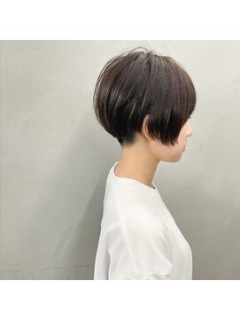 タグ(#tag) #刈り上げショート×ナチュラルブラウン
