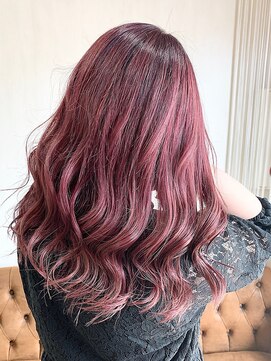 ミニョン(mignon) イメチェン/チェリーブラウン/フェミニン/モード/ダークアッシュ