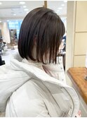 【morio】札幌ボブ　ぱつっと収まるナチュラルボブ