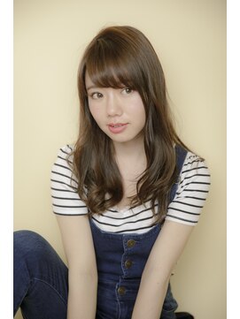 ルルディ バイ アフロディーテ銀座(luludi by APHRODITE) アンブレラカラー/こなれミディ/ウェーブパーマ/前髪/銀座