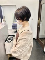 アルコイリスバイドールヘアー(ARCOIRIS by Dollhair)&nbsp;グレーベージュベビーピンクニュアンスカラ斜めバングアッシュ