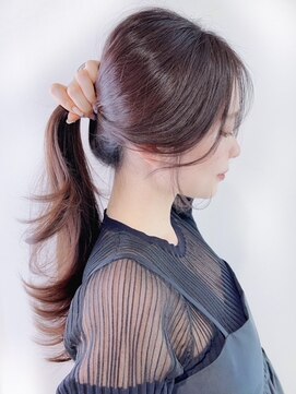 エールバイボヌール(Ere by Bonheur) 【西梅田北新地堂島】くくっても可愛い顔周りレイヤーカット