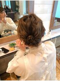 フルアップ/ゆるふわヘアアレンジ/結婚式パーティヘアアレンジ