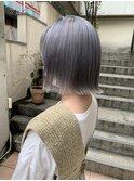 切りっぱなし×ホワイトシルバー