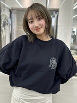 ロンドシエル 横浜(Lond ciel)&nbsp;小顔切りっぱなしボブ×オリーブベージュ【矢野克典】横浜