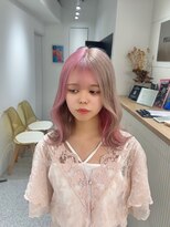 ペレ 渋谷(PELE)&nbsp;前髪/アンブレラカラー/こなれミディ/イメチェン/ウェーブパーマ