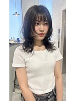 マッシュ 天王寺あべの(MASHU)&nbsp;オリーブグレージュ × ウルフカット