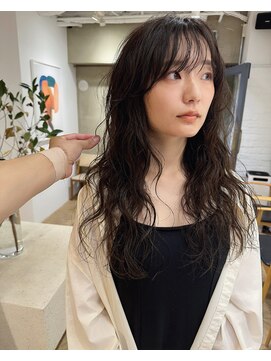 ローレン(LOREN) 前髪/アンブレラカラー/こなれミディ/イメチェン/ウェーブパーマ