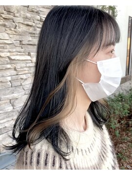 ルプラ ガーデン(le-pla garden) インナーカラー#イヤリングカラー#ブリーチ#ダブルカラー#豊橋