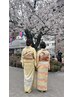帯☆お太鼓結びの訪問着＆留袖など　１３２００円