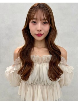 エジョン 三鷹店(Aejon) レイヤーロング/ヘルシースタイル/韓国ヘア/ベビーピンク/吉祥寺