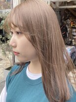 チル 福井駅前店(Chill) 福井　駅前　くすみベージュ　カラー　ダブルからー　髪質改善