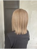クリーミーベージュ  白髪ぼかし