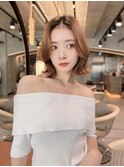 レイヤー/韓国/ボブ/縮毛矯正/髪質改善41210