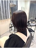 ぱつっとボブ