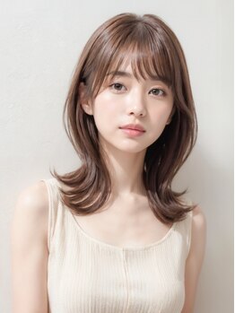 マーシュ(MARSH)の写真/豊富なカラーレシピで叶える,一人ひとりの肌色にフィットする《パーソナルカラー+カット￥7900》[髪質改善]