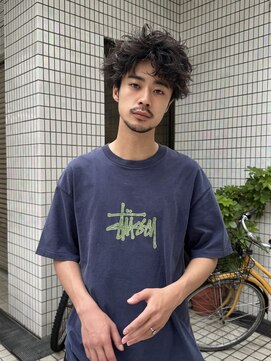 ヒュージ 三軒茶屋(huge) ニュアンスパーマ/メンズパーマ/シャドウパーマ