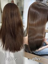 ハピネス 梅田茶屋町店(HAPPINESS)&nbsp;韓国風/レイヤーカット/顔周り/顔まわり/髪質改善/ベージュ