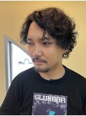 メンズカット＋パーマ
