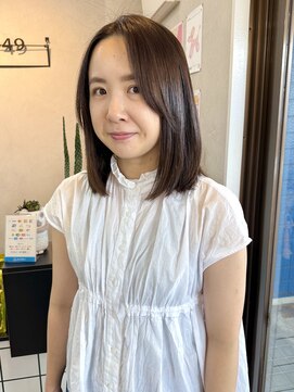 ナジック(749) 髪質改善ストレート×マロンブラウン