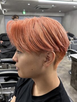 ニコ トウキョウ ロジック(nico TOKYO Logic) メンズセンターパートニュアンスパーマアップバング