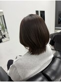 ミディアムヘア暗めカラー/デザインカラー/フェイスフレーミング