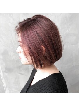 ギークス(GEEKS) 【GEEKS渋谷】ミニマルボブ/バーガンディ/ボルドーカラー/透明感