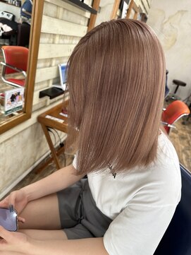 ラウラアンドロー(LAURA&RO) ミルクティーベージュダブルカラーインナーカラーケアブリーチ