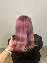 リフトバイマグ 松本駅前店(lift by mag)&nbsp;艶感♪髪質改善☆ピンクベージュハイライト艶感トリートメント