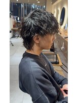 キャンバス バイ ネオリーブ 横浜西口(Canvas by neo.)&nbsp;横浜★マレットヘア風ツイストスパイラルパーマ