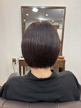 セレスト 心斎橋店(CELESTE) ボブヘア　バイオレットブラウン