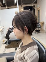 トト 船橋店(toto.)&nbsp;☆ダークアッシュミディアムレイヤーカット似合わせカット[船橋]