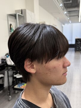 ビカムメンズヘアー 栄店(become men's hair) シースルーマッシュ/毛流れ/韓国ヘア