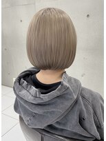 アジールヘア 東上野店(agir hair) 上野◎韓国風グレージュ切りっぱなしボブ前髪カット!! 上野駅