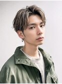 ニュアンスパーマ、MEN’S HAIR &nbsp;&nbsp;、リバースセンターパート 