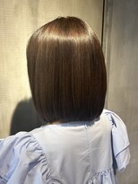 ロナロナ&nbsp;髪質改善白髪カラー大人艶々ボブ
