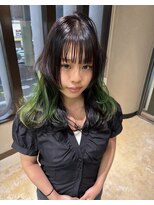 クペウイビ 心斎橋(cope'u yive)&nbsp;レイヤーカット/ハイトーン/デザインカラー/心斎橋/ブリーチ