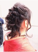 和服アップヘア