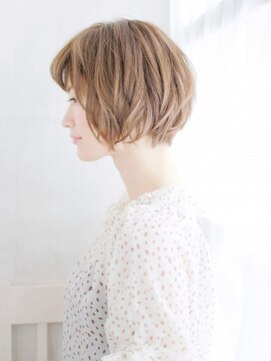 ヘアメイク ナル(hair make nalu) ゆるふわニュアンスカールのボブスタイル