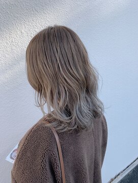 マイ ヘア デザイン 岡崎(MY hair design) 柔らかいほわほわベージュ