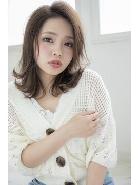 サイヘアーガーデン(SAI hair garden) 大人め外ハネミディアム