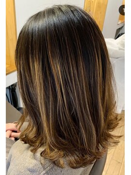 リコモ(Likkle More) ミディー×外ハネ担当中嶋【十条 美容室 リコモ】