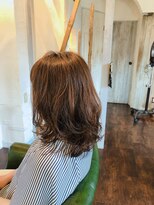 リンネ ヘアサロン(linne hairsalon)&nbsp;ミディアムデジパースタイル